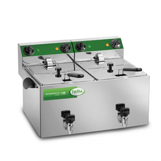 ФРИТЮРНИЦЯ Fama 8+8Л З КРАНОМ MFR280R ФРИТЮРНИЦЯ Fama 8+8Л З КРАНОМ MFR280R